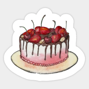 Holiday cake Sticker